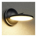 Applique murale decoratif Noir et Ambre avec diffusion lumineuse harmonieuse 12 W