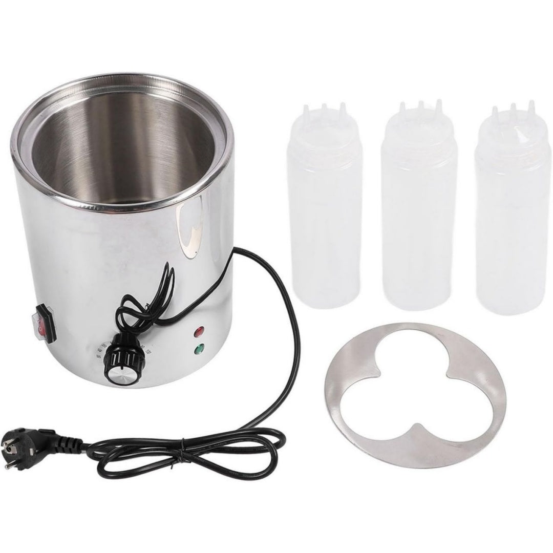 Haofy Chauffe-plats 350 mL Acier inoxydable Reglable
