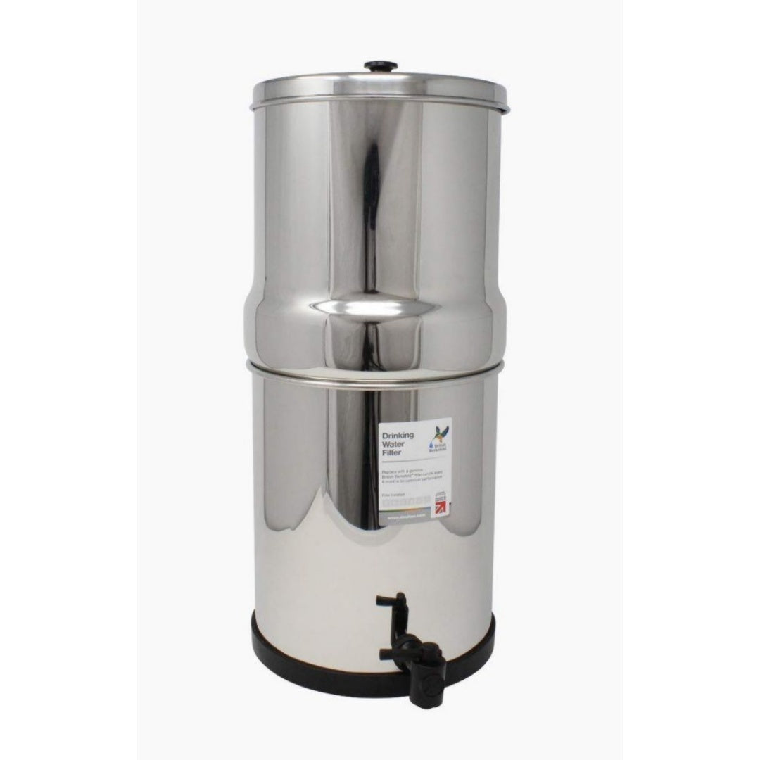 British Berkefeld Purificateur d'air 12 L Acier inoxydable Compact Portable