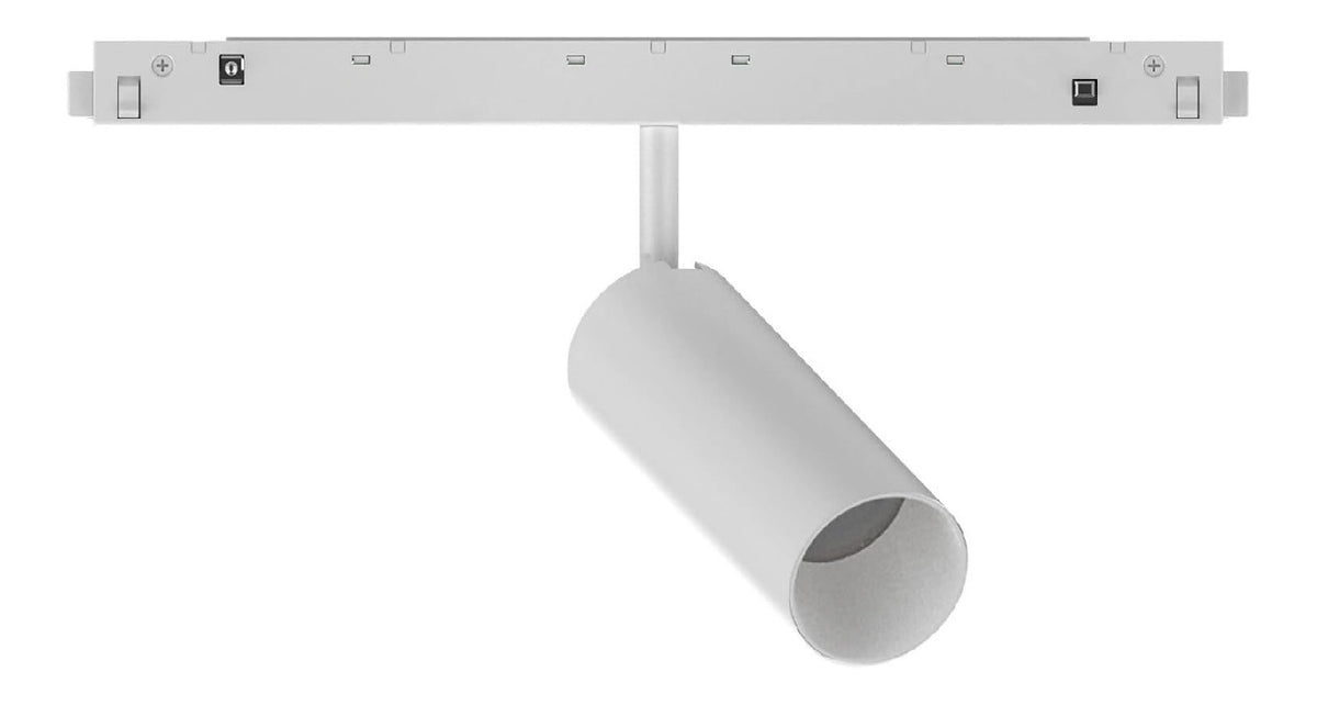 Spot de plafond Blanc aux lignes epurees avec eclairage confortable 12 W 3000 K