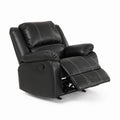 Fauteuil Relax Inclinable en Cuir Synth¨¦tique Noir