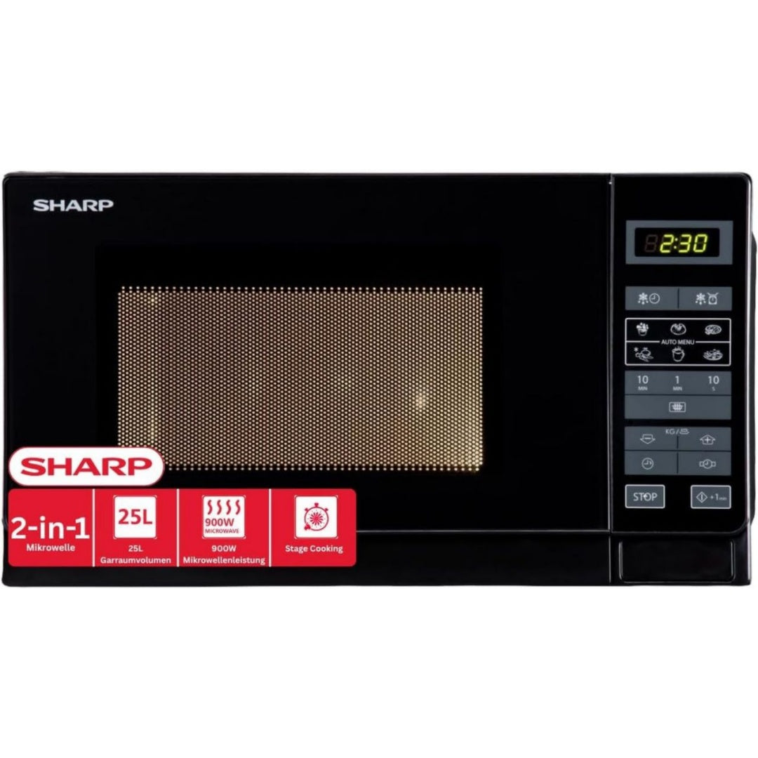 Sharp Gril electrique 25 L 900 W Noir