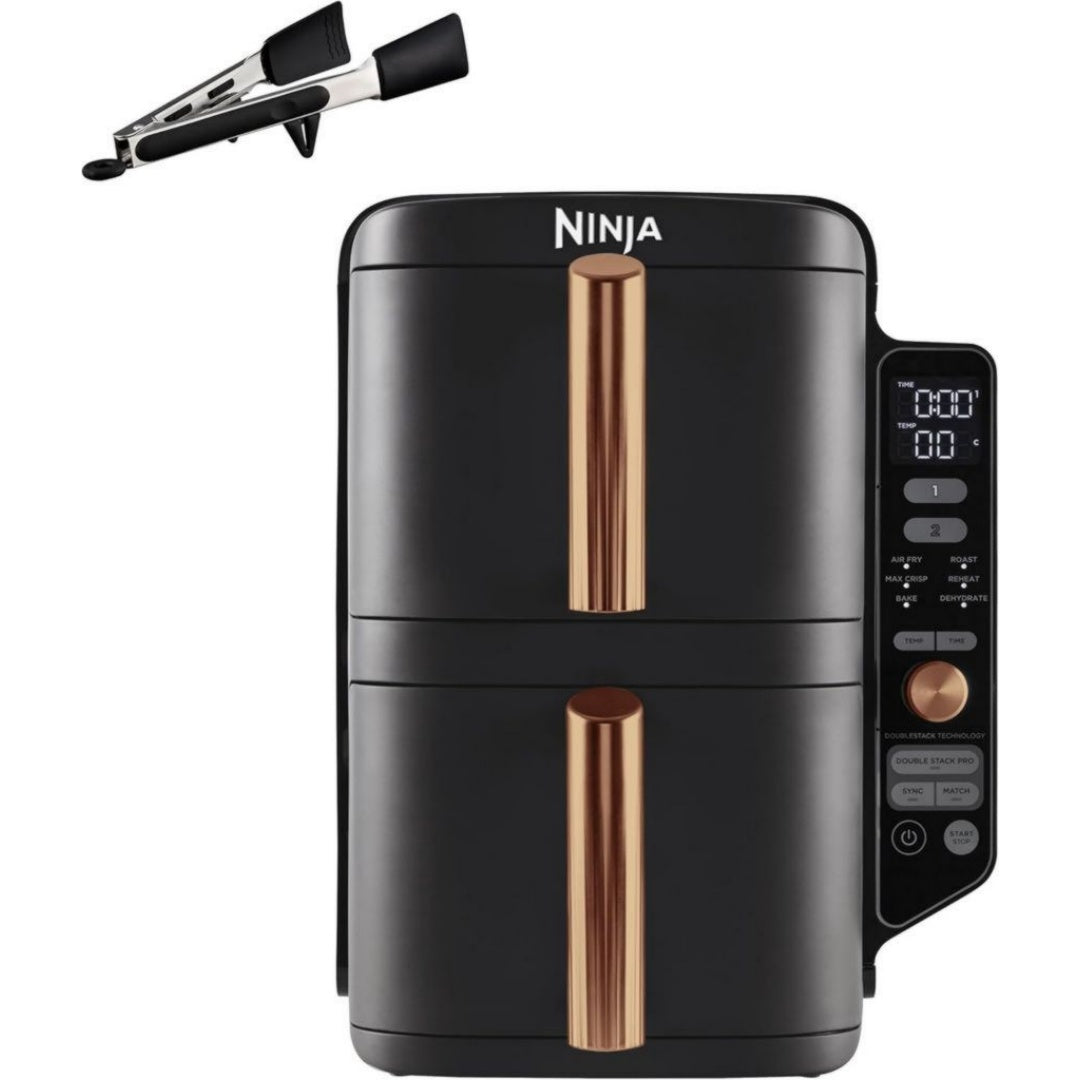 Ninja Friteuse sans huile 9.5 L Noir Compatible lave-vaisselle Compact