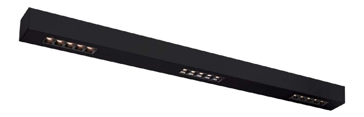 Luminaire Noir a silhouette graphique de type plafonnier 45 W 3000 K