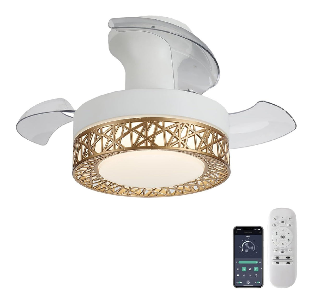 Lustre decoratif Noir et Blanc avec diffusion lumineuse harmonieuse