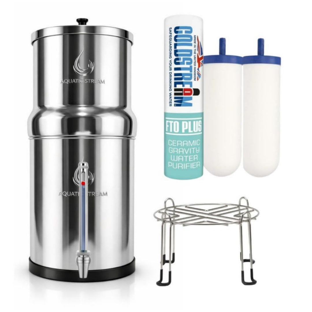 Aquaticstream Purificateurs d'eau 8.5 L Acier inoxydable Double zone