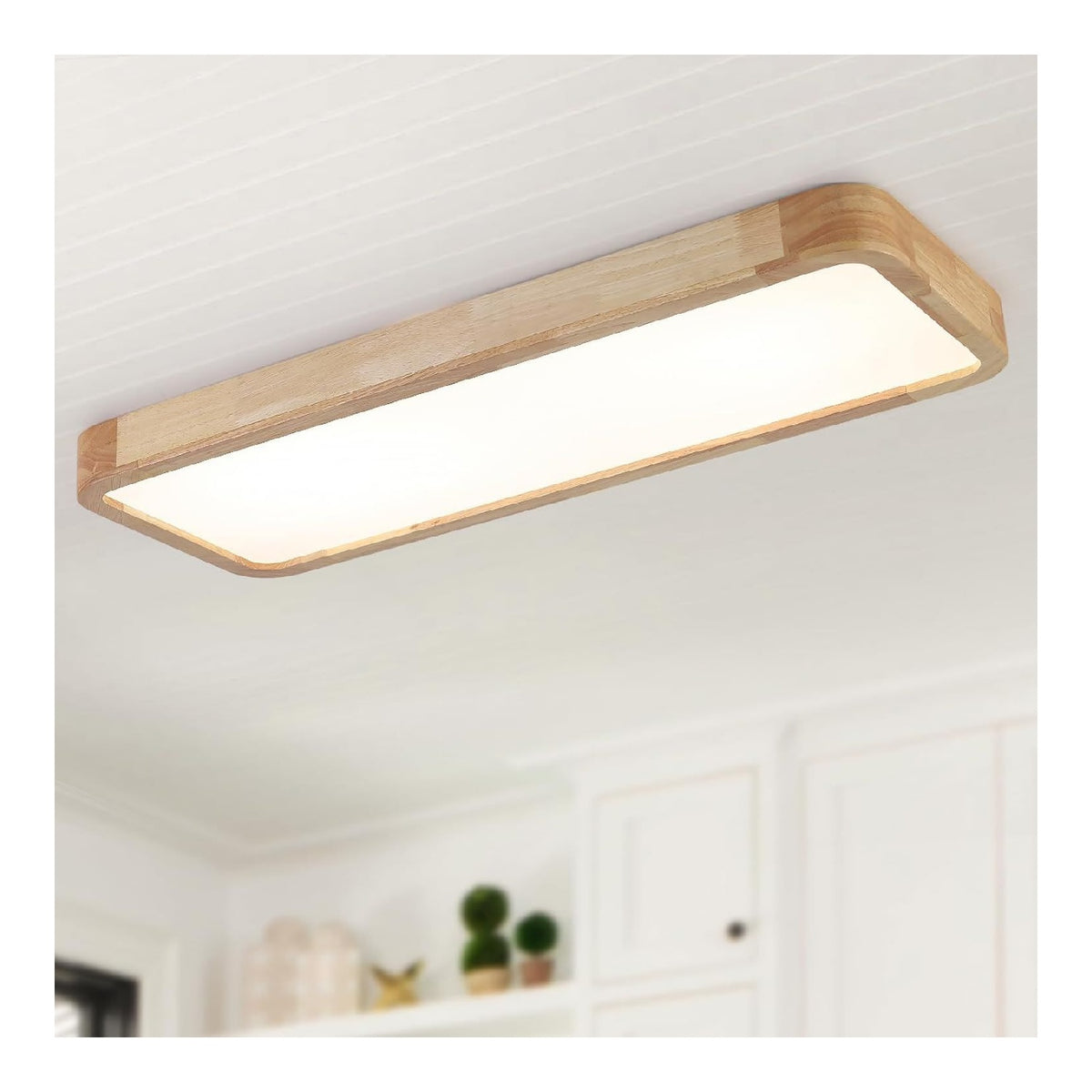 Luminaire Ambre et Rouge a silhouette graphique de type plafonnier 40W 6000K