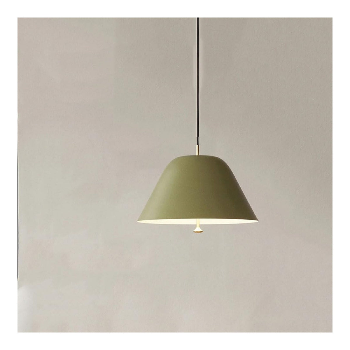 Suspension decoratif Vert avec diffusion lumineuse harmonieuse 60 W E27