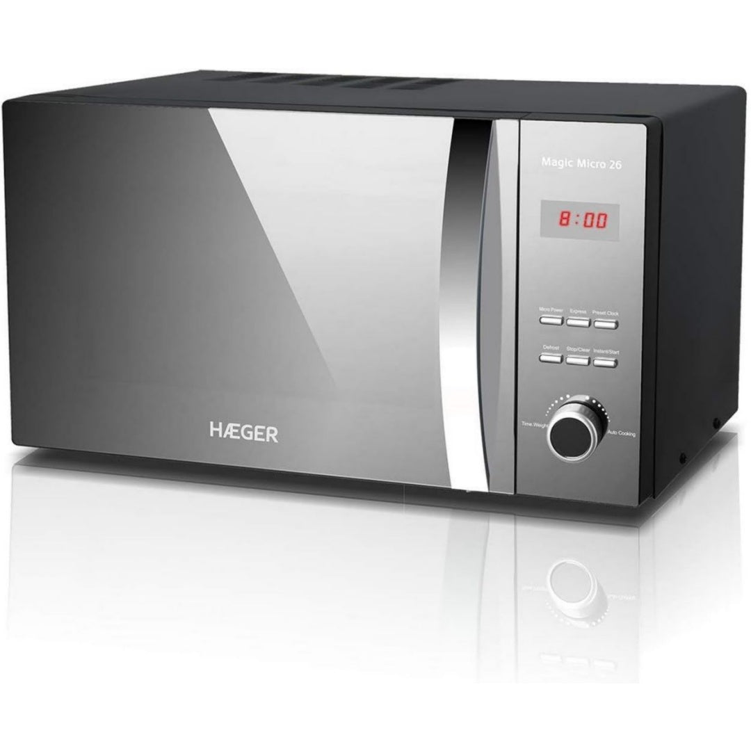 Haeger Four micro-ondes 26 L 800 W Gris
