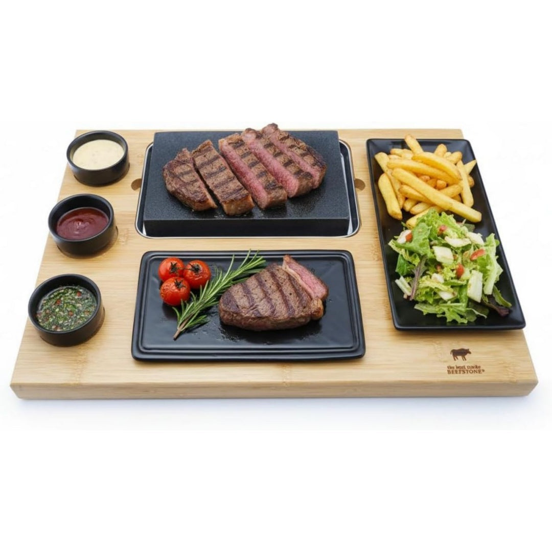 Beefstone Pierres a griller Noir Acier inoxydable