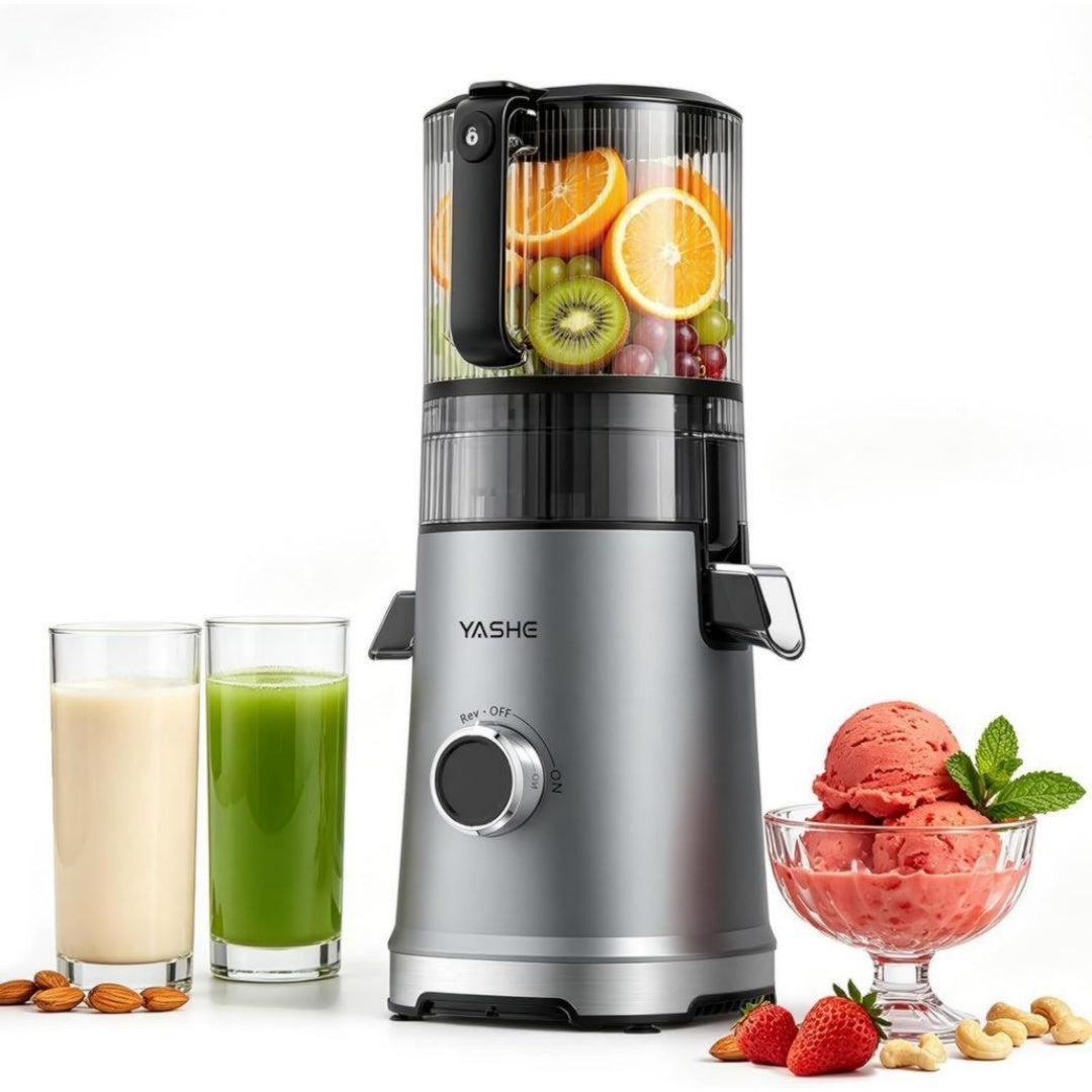 Yashe Extracteur de jus 1 L 600 W Vert Compatible lave-vaisselle