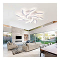 Lustre decoratif Noir et Blanc avec diffusion lumineuse harmonieuse 135W