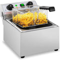 Royal Catering Friteuse sans huile 10 L 200 W Acier inoxydable Compatible lave-vaisselle