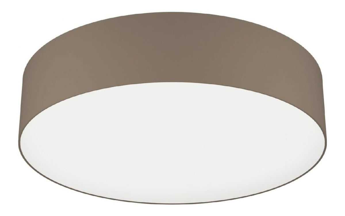 Luminaire Blanc et Ambre a silhouette graphique de type plafonnier 35 W