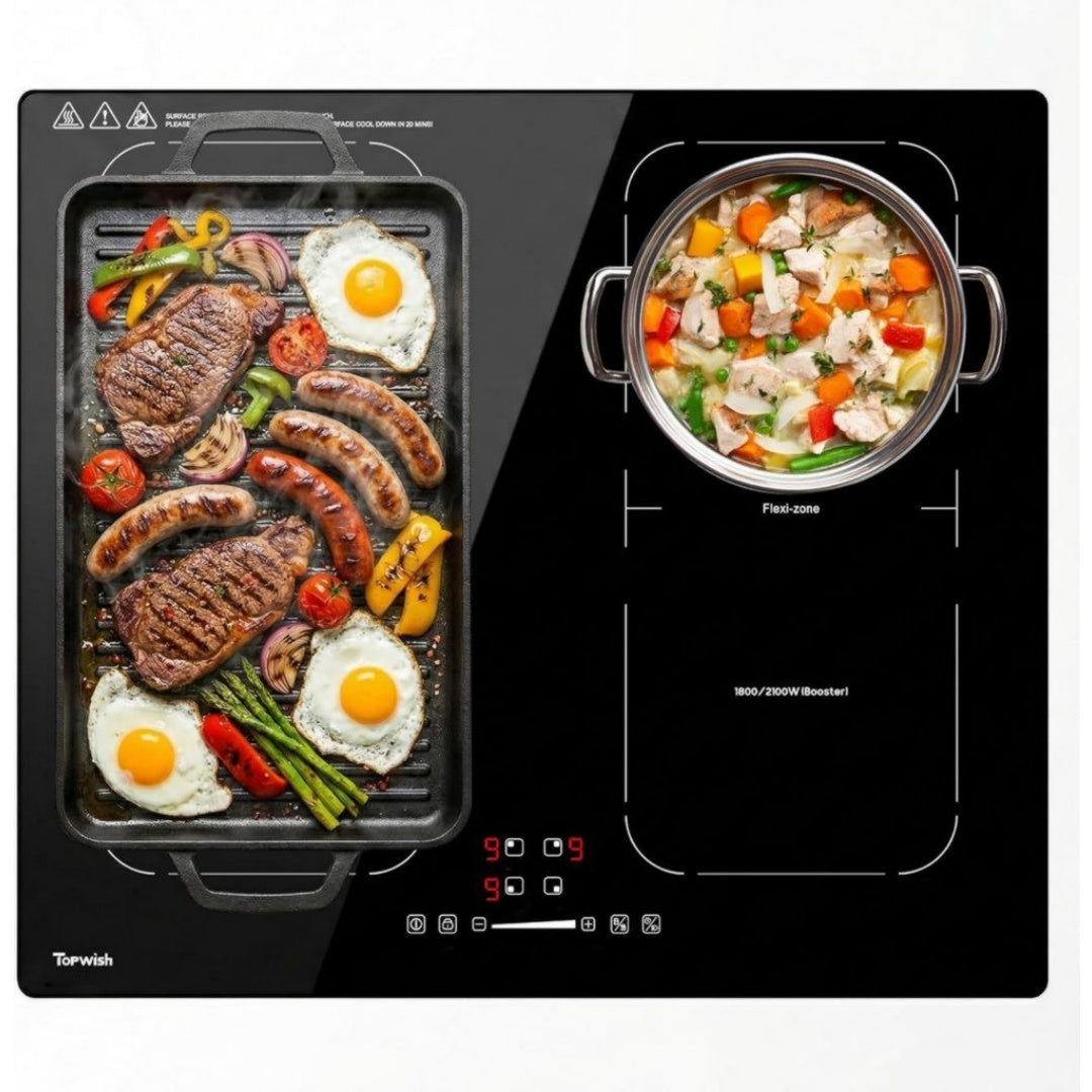 Topwish Plaques de cuisson 7200 W Vert