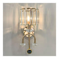 Luminaire Dore et Ambre a silhouette graphique de type applique murale 4 W