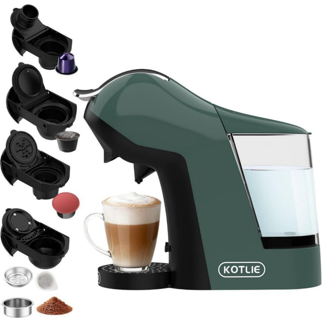 Kotlie Machine a cafe a dosettes 1 L Rouge Compact
