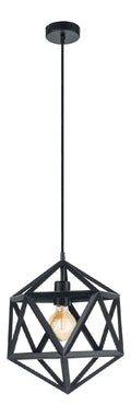 Suspension Noir et Rouge au style moderne avec conception fonctionnelle E27 EV-1034