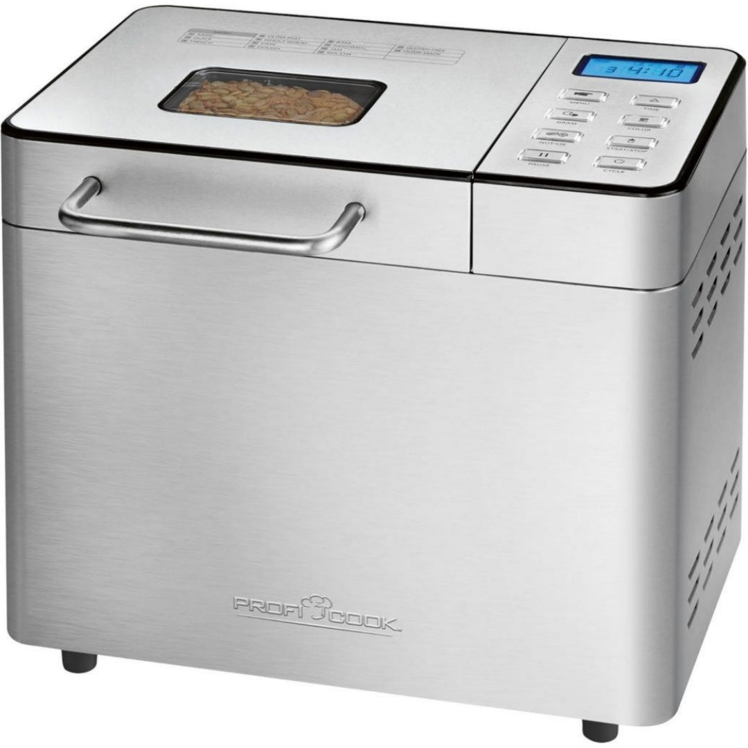 Profi Cook Machine a pain 3.1 L 550 W Acier inoxydable Revetement antiadhesif