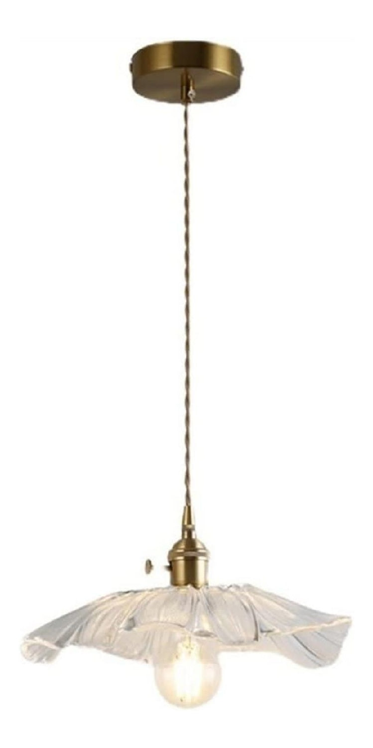 Suspension decoratif Ambre et Rouge avec diffusion lumineuse harmonieuse E27 9W-9327