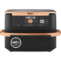 Ninja Friteuse sans huile 10.4 L Noir Revetement antiadhesif Compatible lave-vaisselle