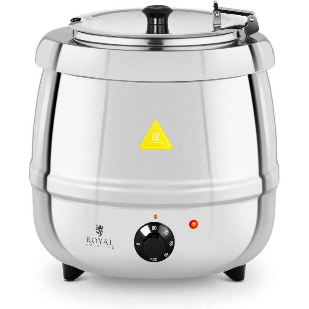 Royal Catering Mixeur chauffant 10 L 400 W Inox Econome en energie Portable
