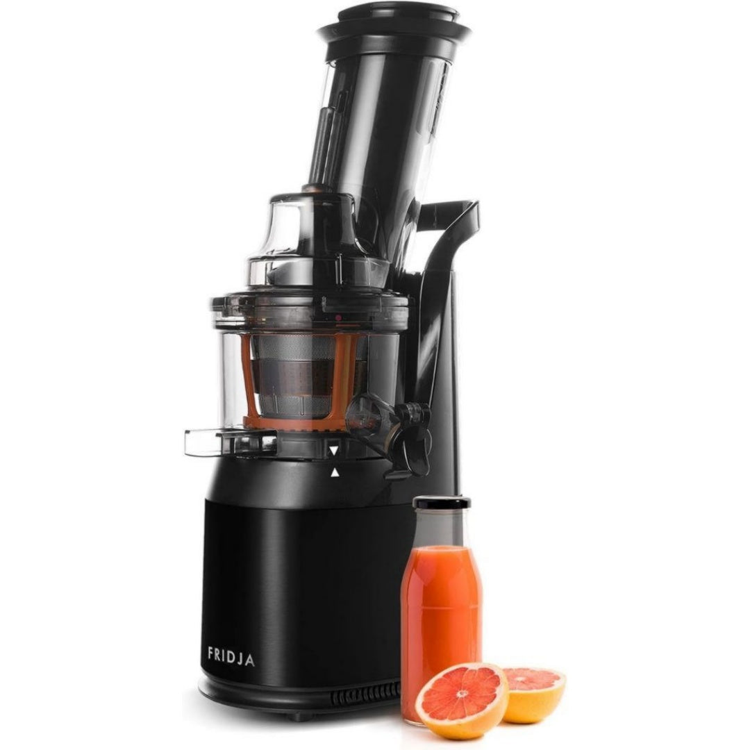Fridja Extracteur de jus 240 W Noir Silencieux Acier inoxydable