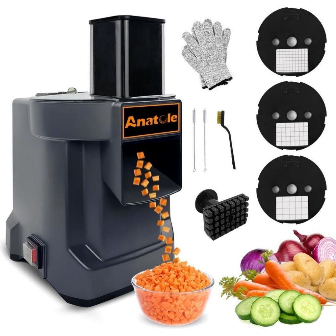 Anatole Trancheuse electrique Acier inoxydable