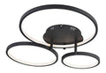 Eclairage Noir et Ambre contemporain en version plafonnier IP20 8T-7474