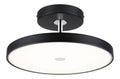 Solution lumineuse Noir et Ambre au dessin sobre en format plafonnier 25W 2700K