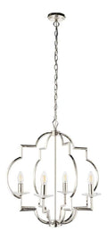 Eclairage Rose et Transparent contemporain en version suspension 40W E14