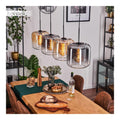 Eclairage Noir et Ambre contemporain en version suspension 15W IP20 E27