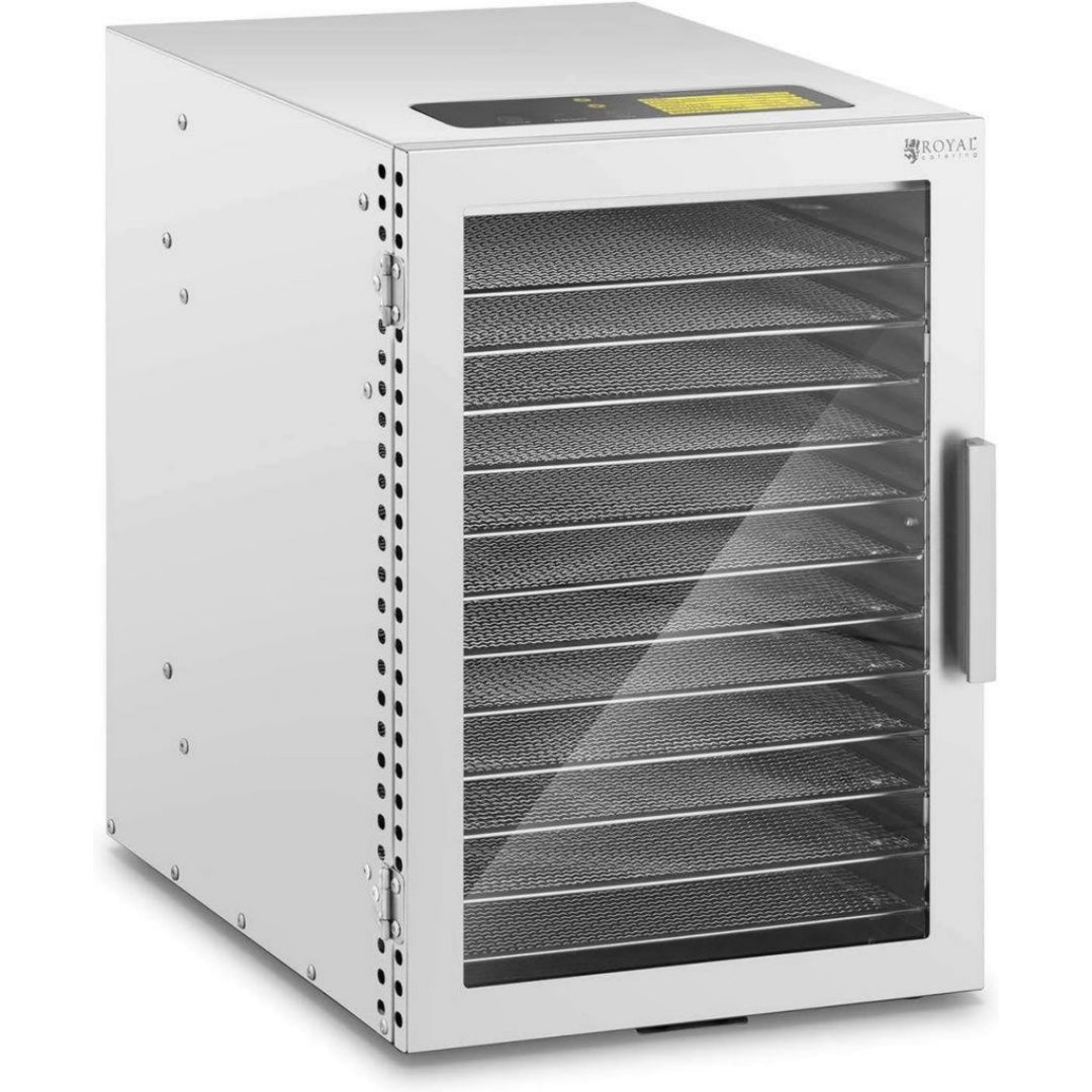 Royal Catering Deshydrateur alimentaire 800 W Inox Acier inoxydable