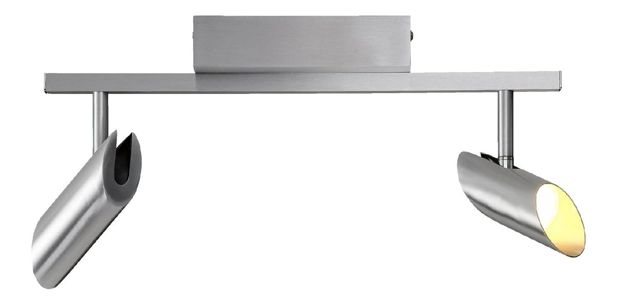 Luminaire Rouge a silhouette graphique de type spot de plafond