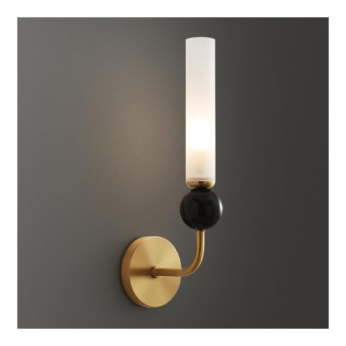 Applique murale Blanc et Ambre au style moderne avec conception fonctionnelle 5W-8277