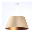 Solution lumineuse Beige et Rouge au dessin sobre en format suspension 60 W IP20