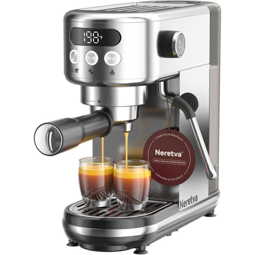 Neretva Cafetiere 1350 W Acier inoxydable Compatible lave-vaisselle Compact