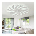 Plafonnier Noir et Blanc a presence elegante et lumiere agreable JR-1543
