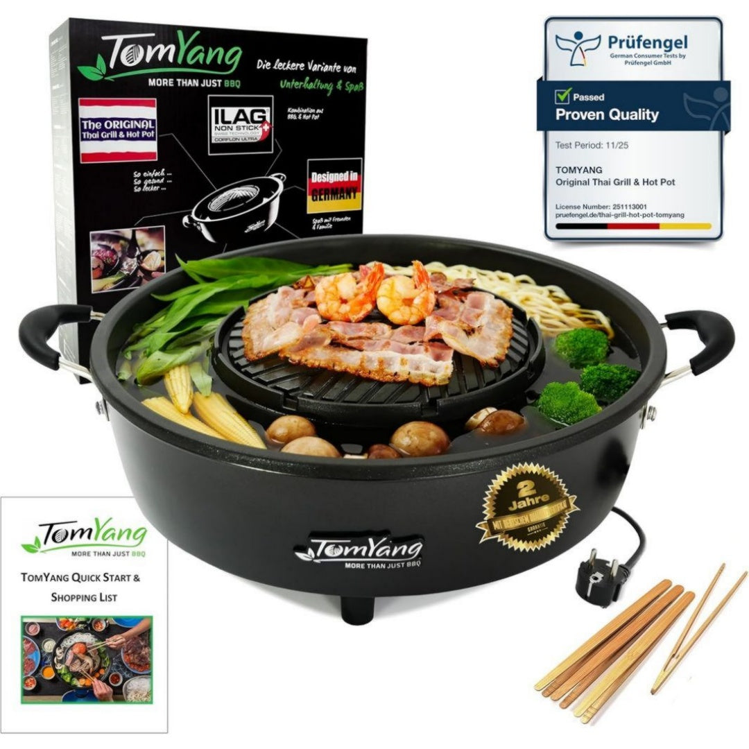 TomYang Grills electriques Mat Revetement antiadhesif Compatible lave-vaisselle